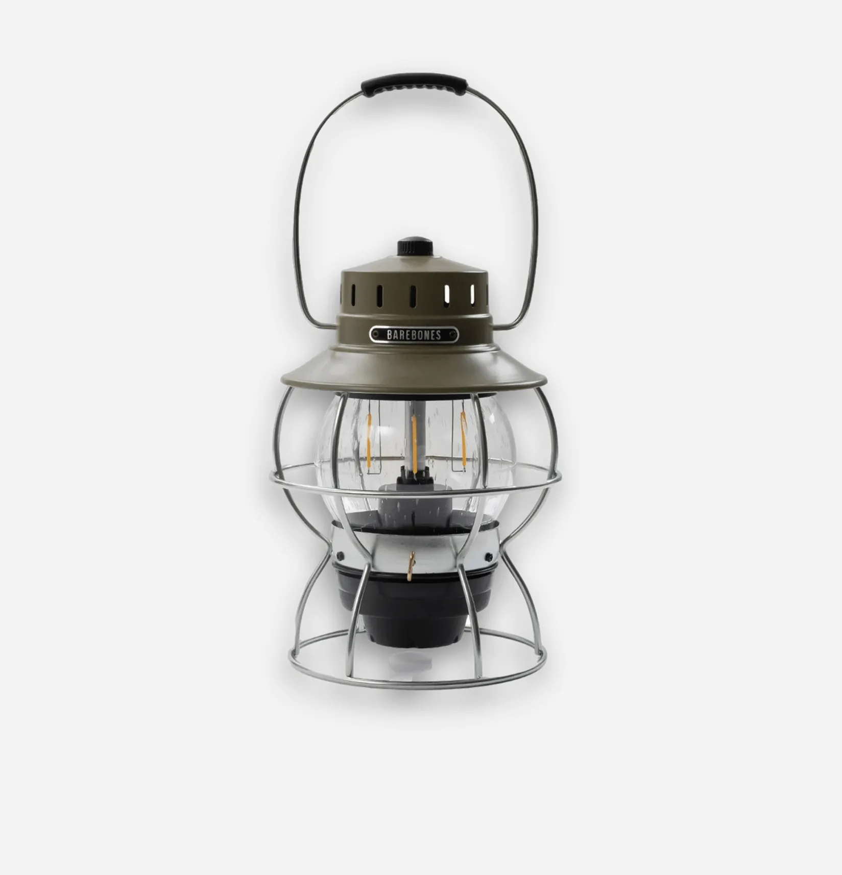 BAREBONES Outdoor<Railroad Lantern Olive USB