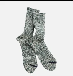 Homme ROTOTO Chaussettes<Recycle Cotton Ribbed Socks
