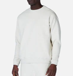 SNOW PEAK Sweats & Polaires<Recycled Cotton Sweat Crewneck Grey