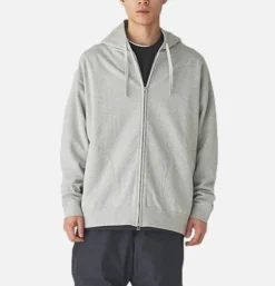 SNOW PEAK Sweats & Polaires<Recycled Cotton Zipup Hoodie Grey