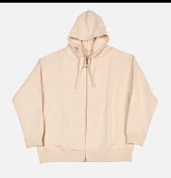 SNOW PEAK Sweats & Polaires<Recycled Cotton Zipup Hoodie Oat