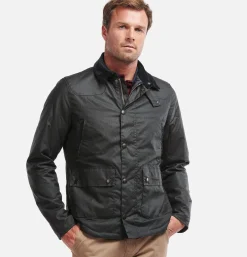 BARBOUR Blousons & Manteaux<Reelin Wax Jacket Sage