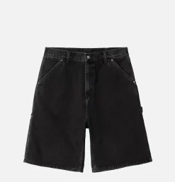 CARHARTT WIP Shorts<Rivet Short Black Stone Washed