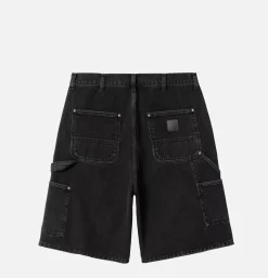 CARHARTT WIP Shorts<Rivet Short Black Stone Washed