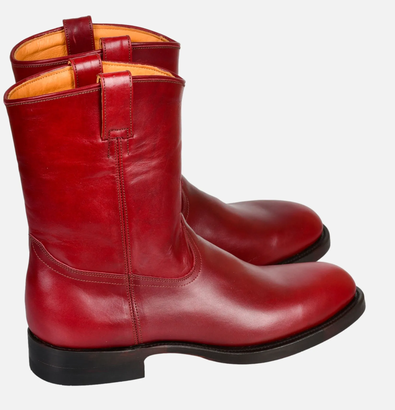 Homme UNMARKED Bottes<Roper Boots Pull Up Cherry