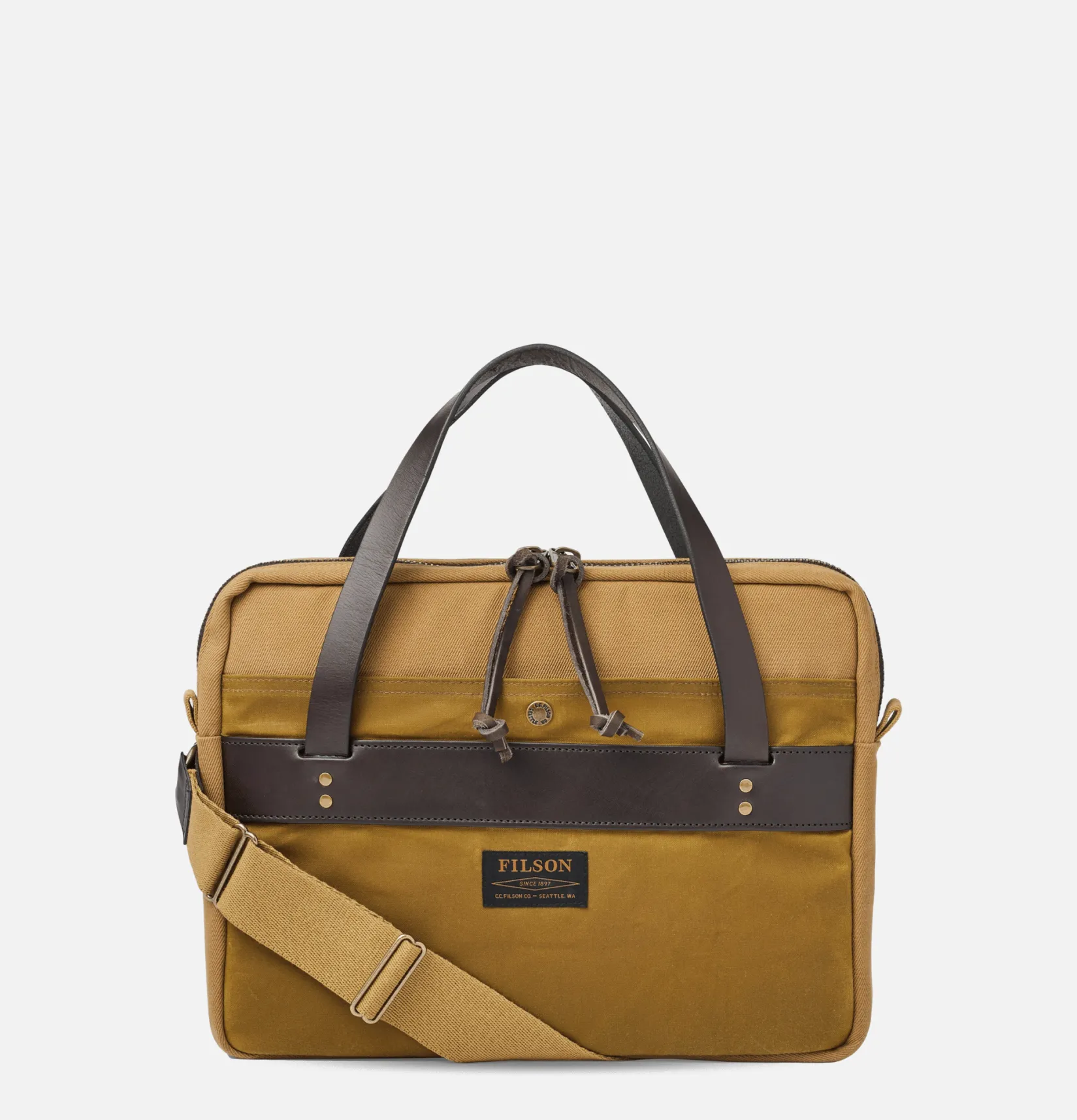 FILSON Sacs Bandoulière<Rugged Compact Briefcase Tan