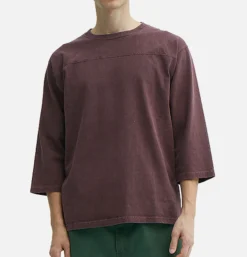 GOOD ON T-shirts<80s Football Tee Bordeaux