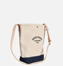 HERITAGE LEATHER COMPANY Sacs Bandoulière<Sac Bandoulière Canvas Bucket Navy