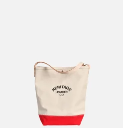 HERITAGE LEATHER COMPANY Sacs Bandoulière<Sac Bandoulière Canvas Bucket Rouge