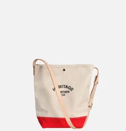 HERITAGE LEATHER COMPANY Sacs Bandoulière<Sac Bandoulière Canvas Bucket Rouge
