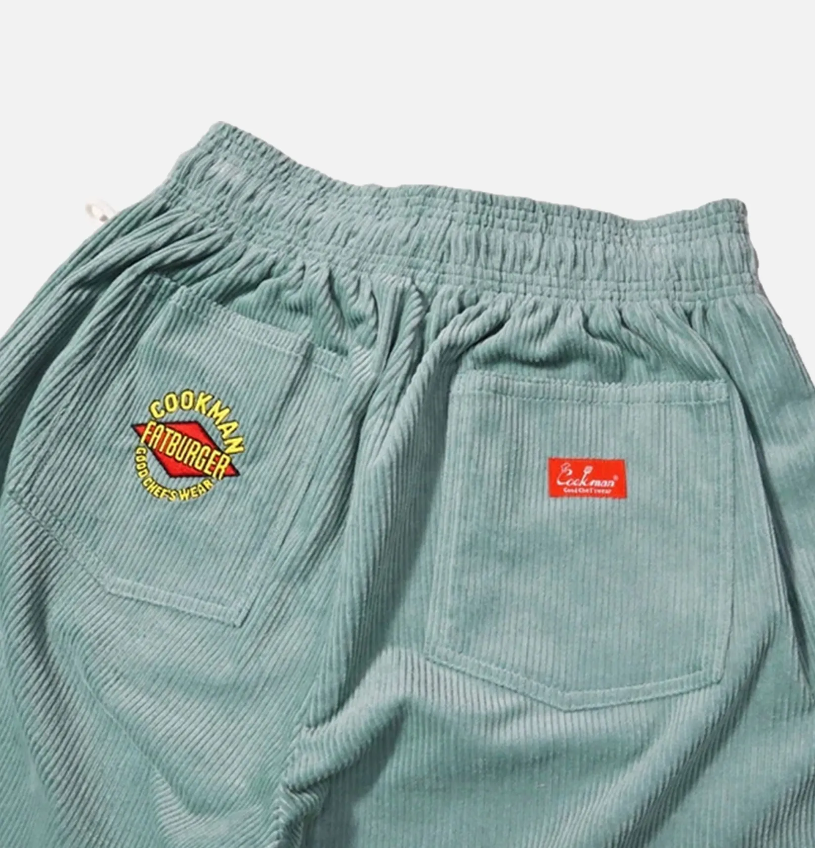 COOKMAN Work Pants<Semiwide Corduroy Fat Blue