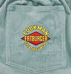 COOKMAN Work Pants<Semiwide Corduroy Fat Blue