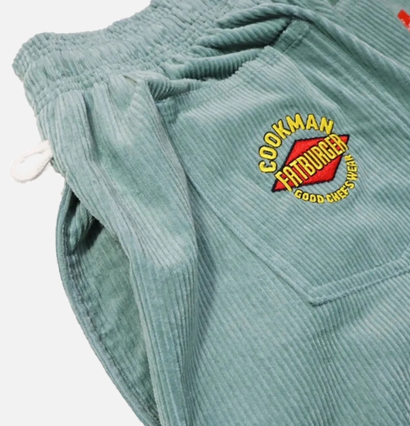COOKMAN Work Pants<Semiwide Corduroy Fat Blue