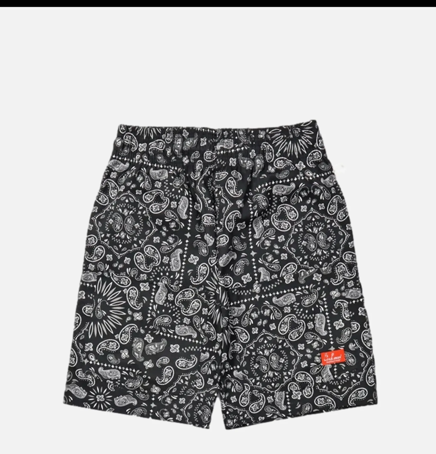 COOKMAN Shorts<Short Front Pocket Paisley Noir