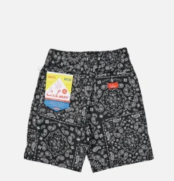 COOKMAN Shorts<Short Front Pocket Paisley Noir