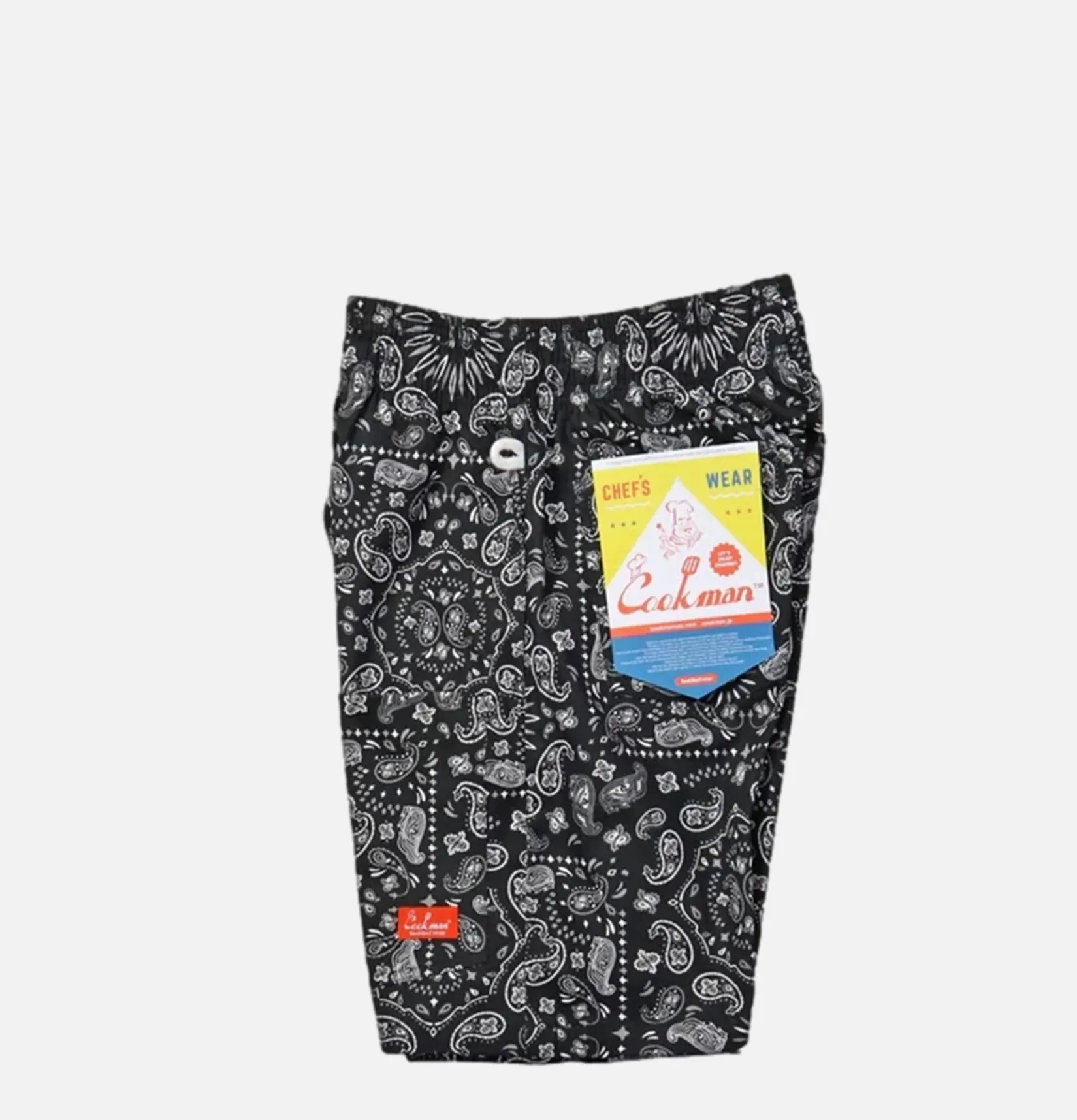 COOKMAN Shorts<Short Front Pocket Paisley Noir