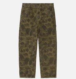 CARHARTT WIP Pantalons<Single Knee Camo Duck Green