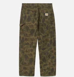 CARHARTT WIP Pantalons<Single Knee Camo Duck Green