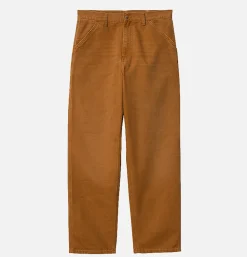 CARHARTT WIP Work Pants<Single Knee Deep H Brown