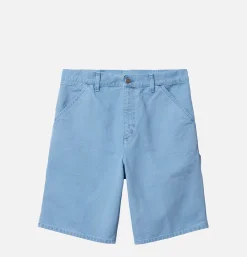 CARHARTT WIP Shorts<Single Knee Short Piscine Fade