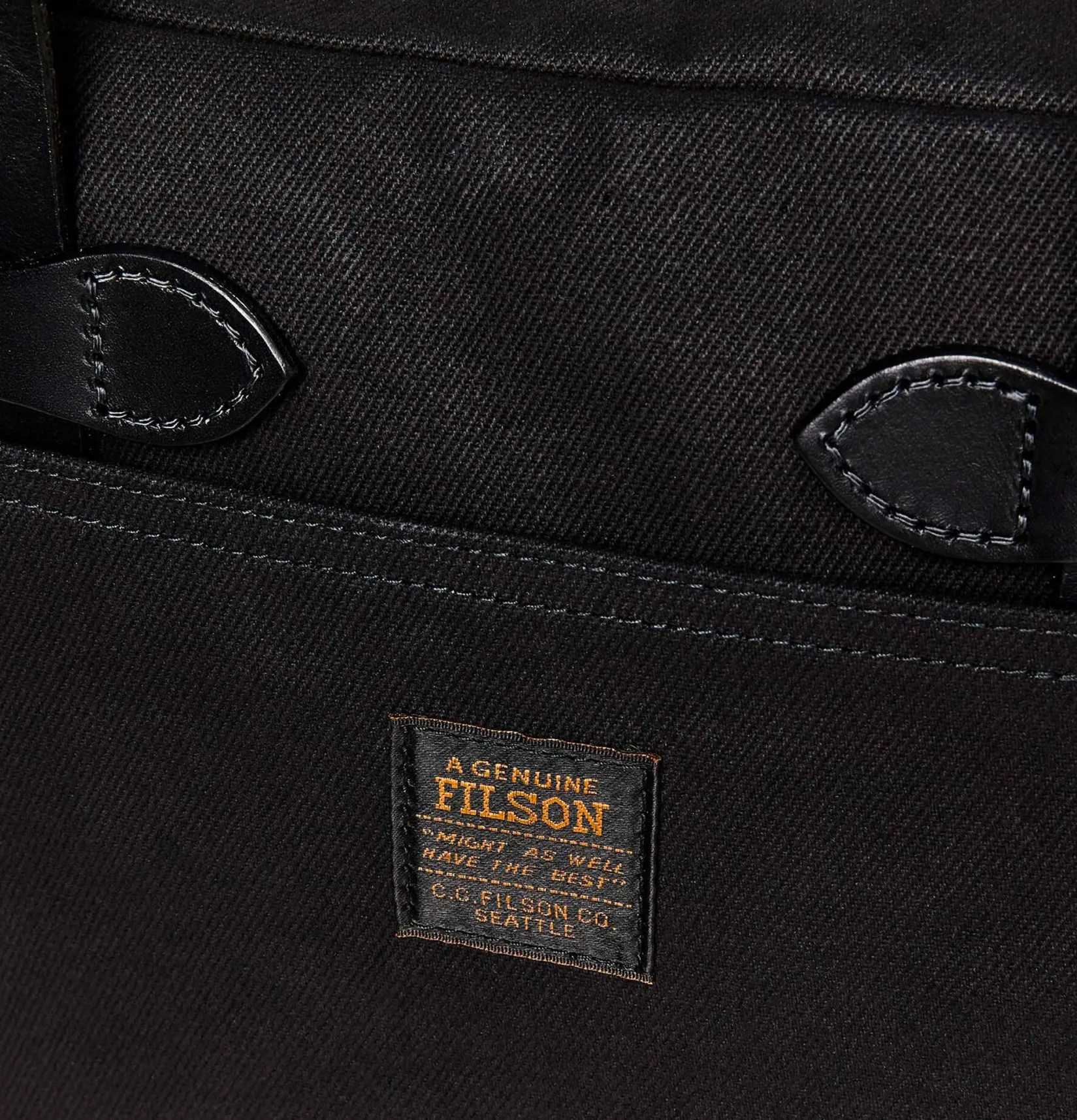 FILSON Tote-bags<Small Zipper Tote Black