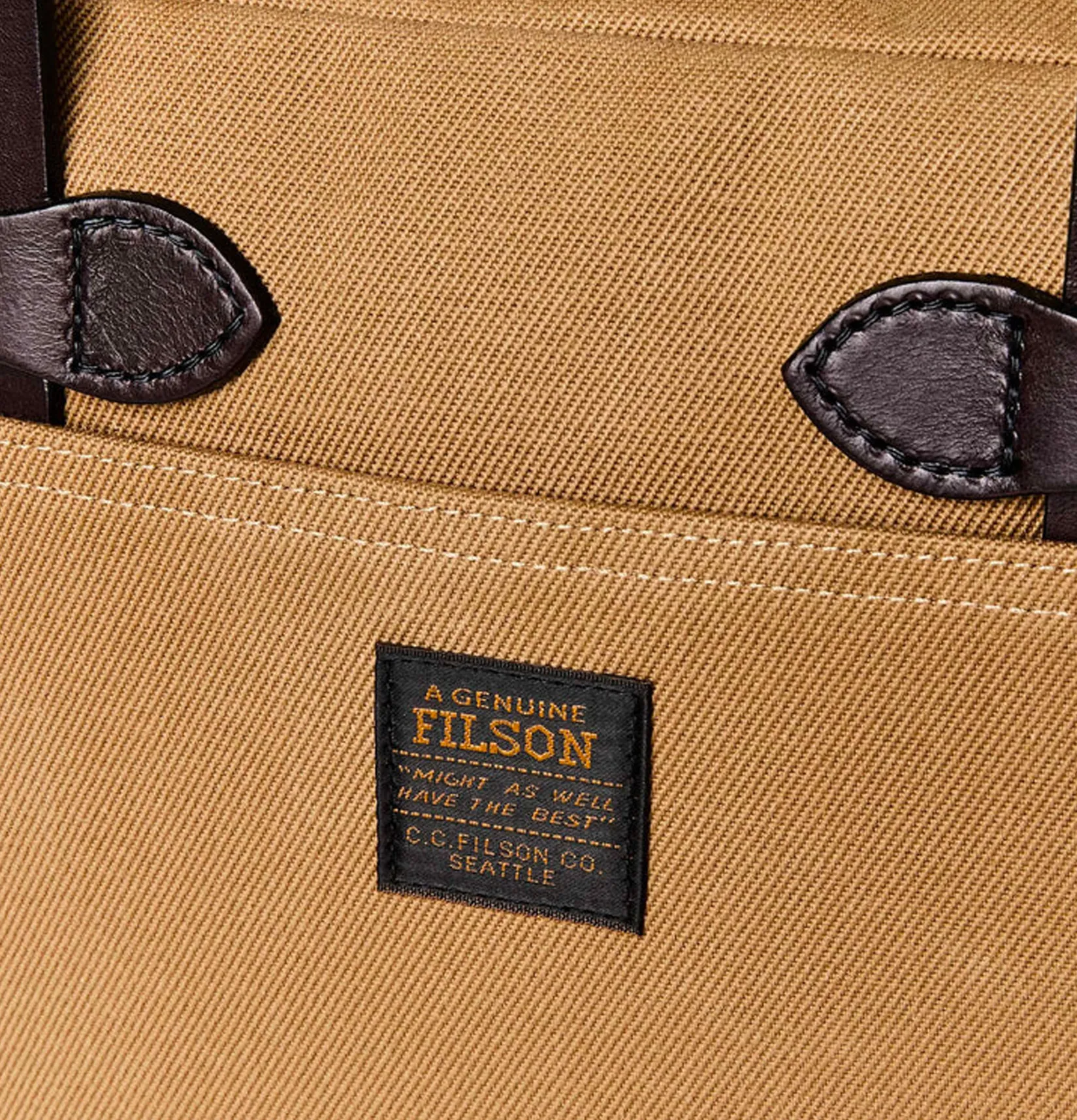 FILSON Tote-bags<Small Zipper Tote Tan