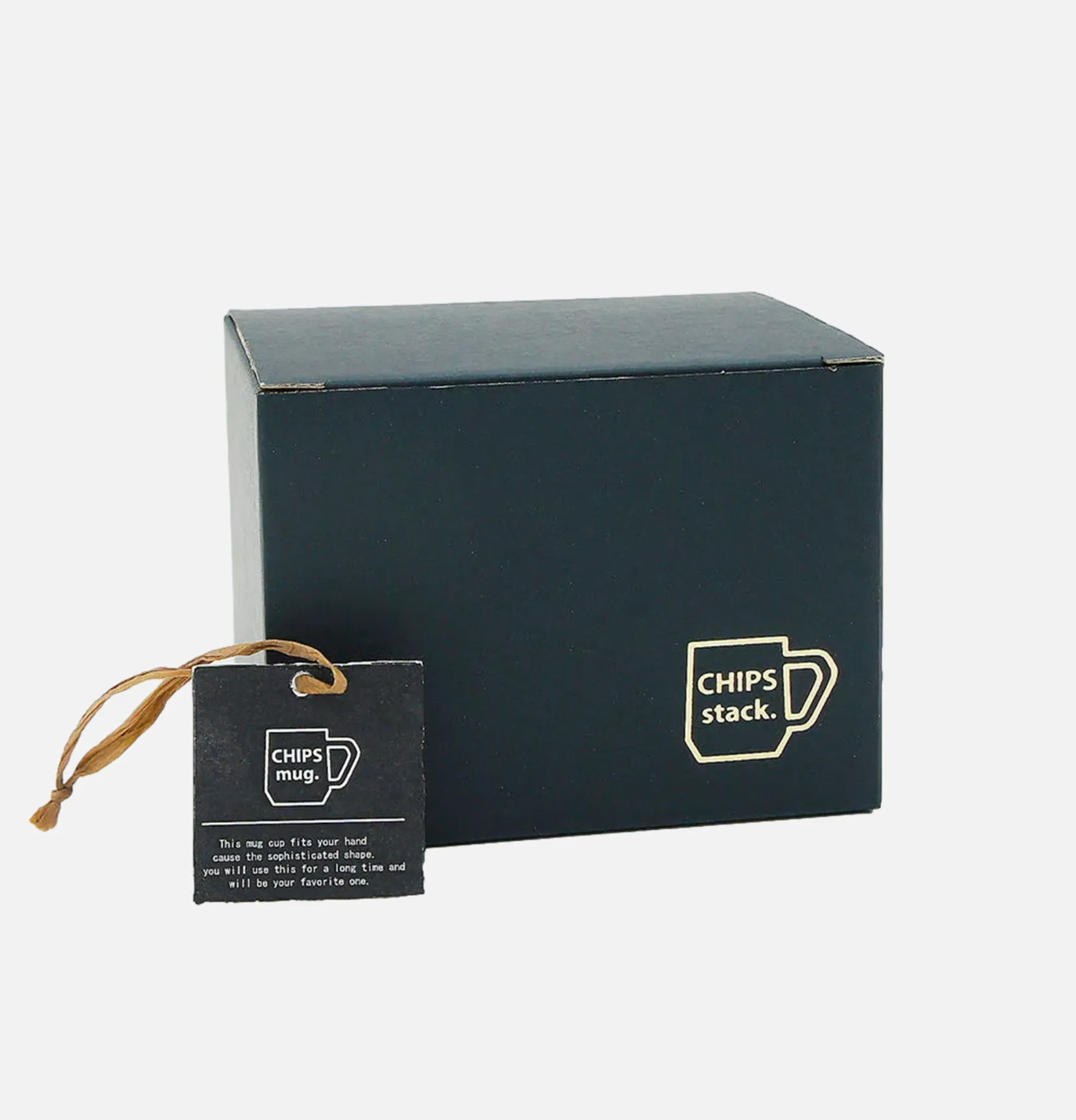 CHIPS JAPAN Maison<Stack Mug Splash Black White