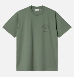 CARHARTT WIP T-shirts<Stamp Tee Duck Green