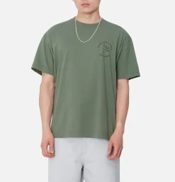 CARHARTT WIP T-shirts<Stamp Tee Duck Green