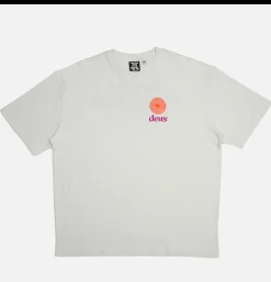 DEUS T-shirts<Strata Tee Vintage White