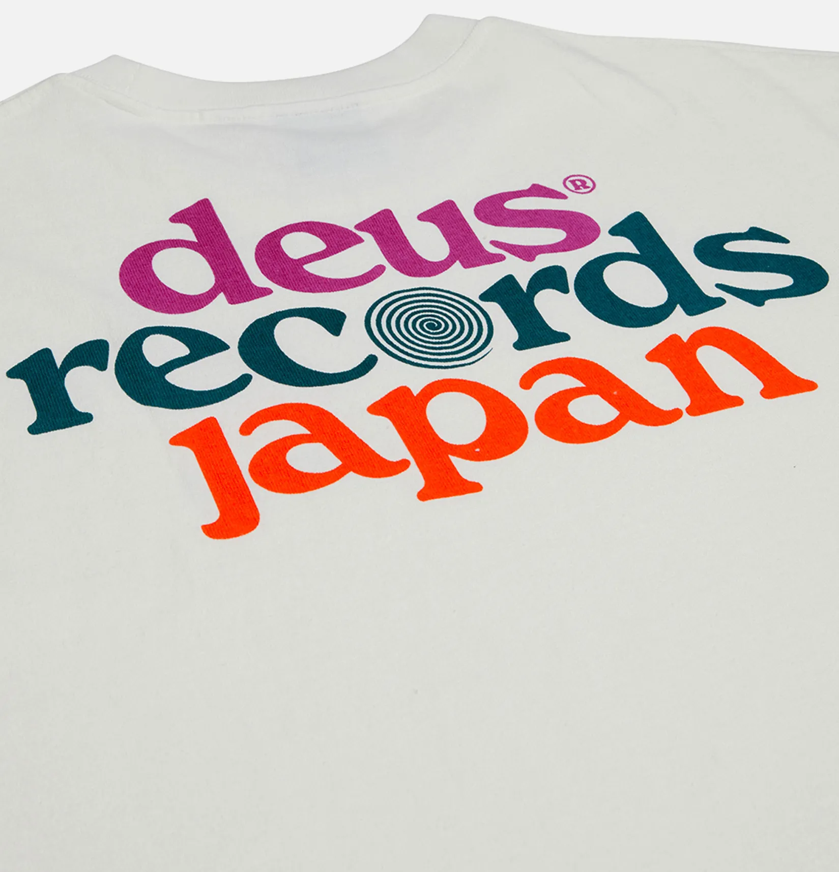DEUS T-shirts<Strata Tee Vintage White