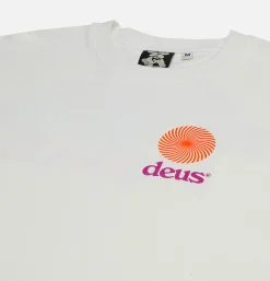 DEUS T-shirts<Strata Tee Vintage White