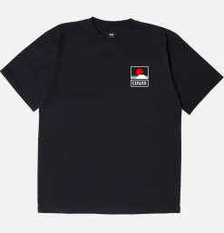 EDWIN T-shirts<Sunset On Mt Fuji Tee Black