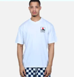 EDWIN T-shirts<Sunset On Mt Fuji Tee White