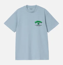 CARHARTT WIP T-shirts<Super Tired T-shirt Dusty Ice