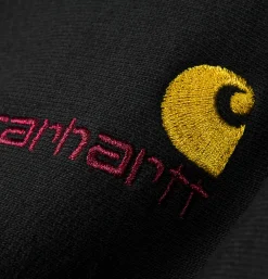 CARHARTT WIP Pulls & Cardigans<Sweat American Script Black