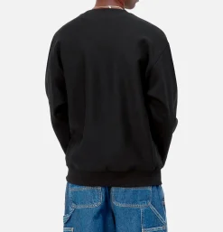 CARHARTT WIP Pulls & Cardigans<Sweat American Script Black