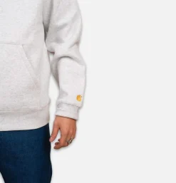 CARHARTT WIP Sweats & Polaires<Sweat Hooded Chase Ash Grey Heather