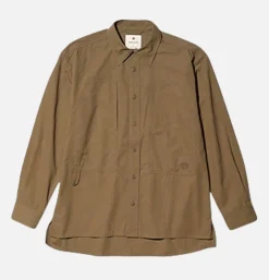 SNOW PEAK Chemises<Takibibi Ripstop Shirt Khaki