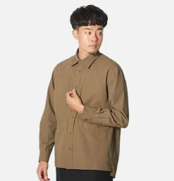 SNOW PEAK Chemises<Takibibi Ripstop Shirt Khaki