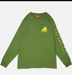 COOKMAN T-shirts<Tee Shirt Long Sleeve Pizza Green