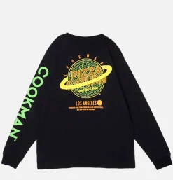 COOKMAN T-shirts<Tee Shirt Long Sleeve Pizza Noir