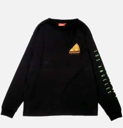 COOKMAN T-shirts<Tee Shirt Long Sleeve Pizza Noir