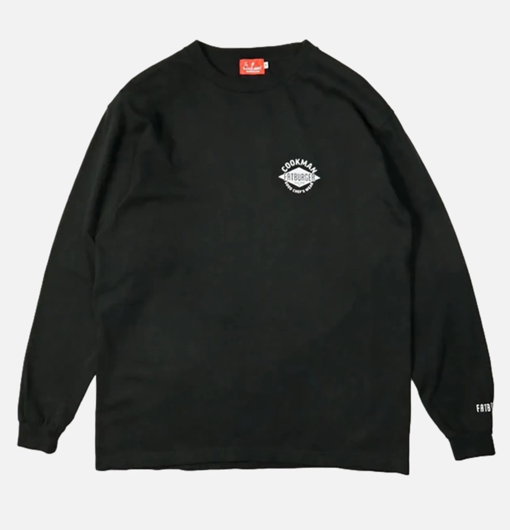 COOKMAN T-shirts<Tee Shirt Long Sleeves Fat Black