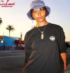 COOKMAN T-shirts<Tee Shirt Long Sleeves Fat Black
