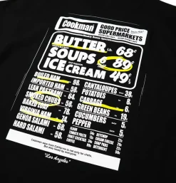 COOKMAN T-shirts<Tee Shirt Supermarket Black