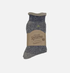 Homme ANONYMOUS ISM Chaussettes<Thick Pile Crew Socks Ink Blue
