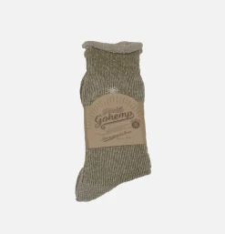 Homme ANONYMOUS ISM Chaussettes<Thick Pile Crew Socks Olive