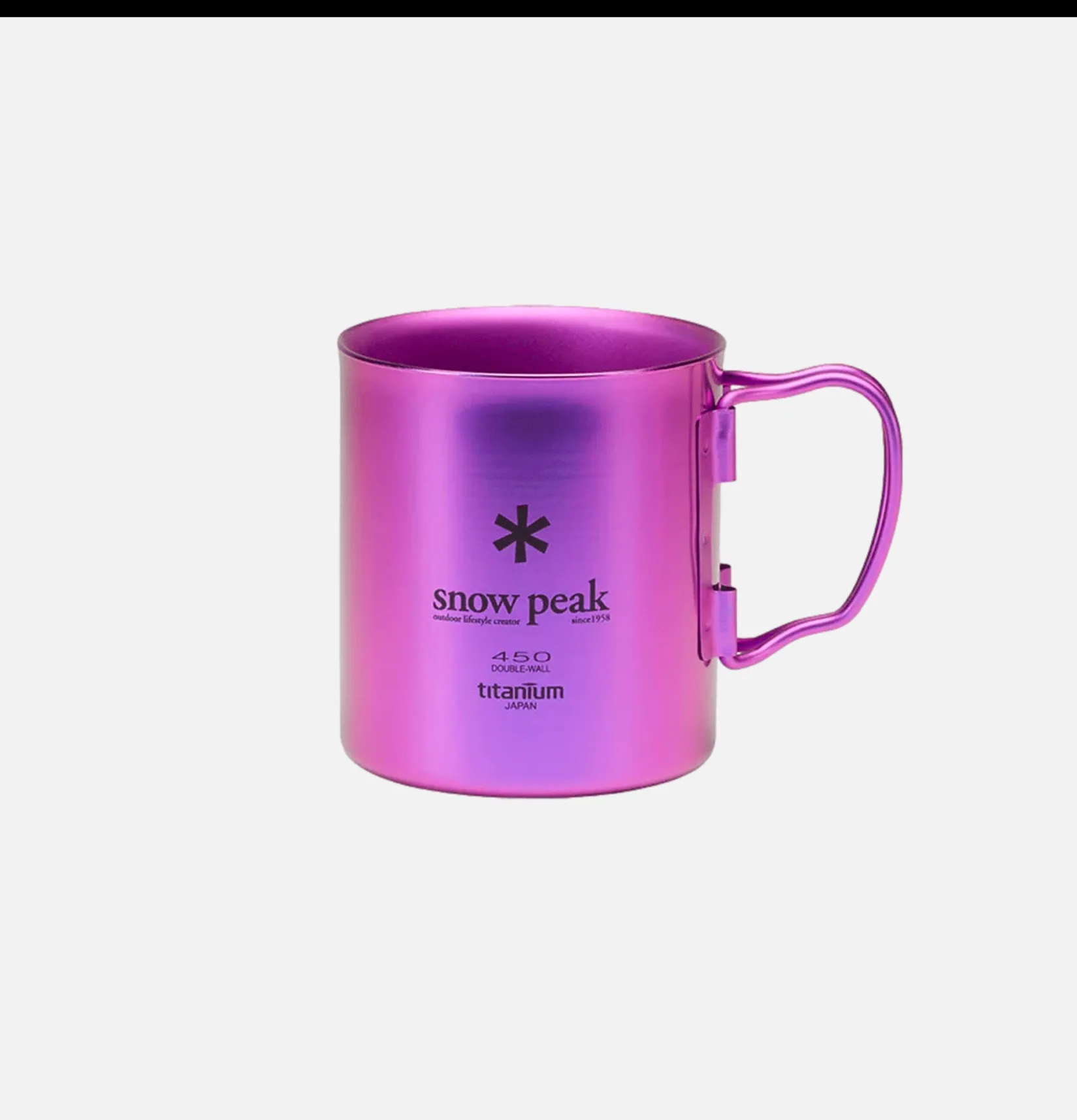 SNOW PEAK Maison|Outdoor<Titanium Single 450 Cup Purple