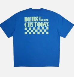 DEUS T-shirts<Trip Tee  Blue